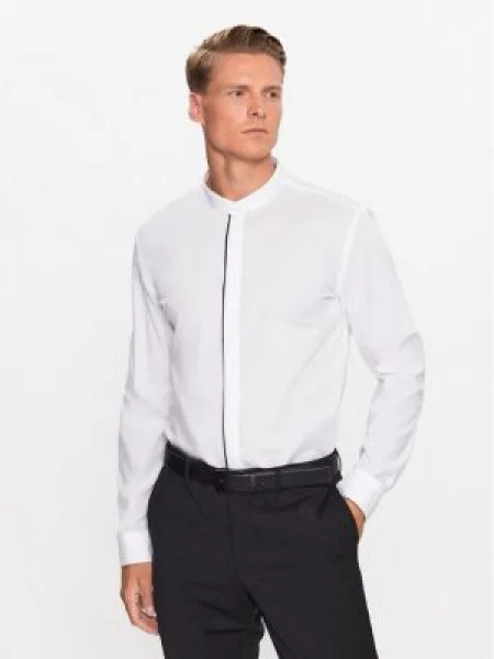 BOSS BLACK Cămașă alb
