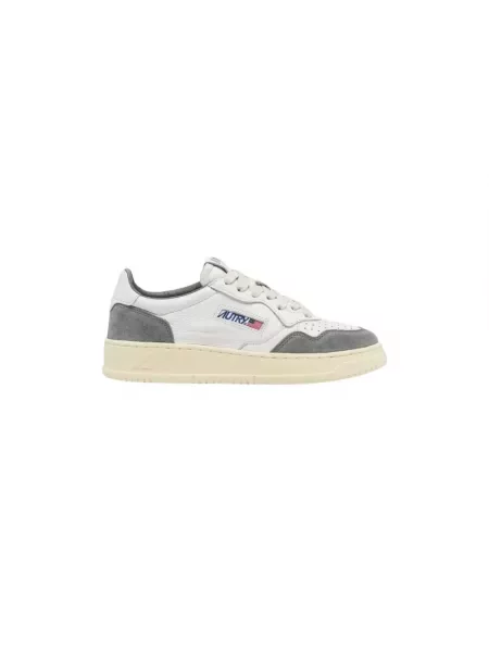 Sneakersy Autry zamszowe casual białe