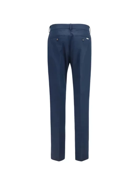 Pantaloni Ferragamo asimetrice albastru