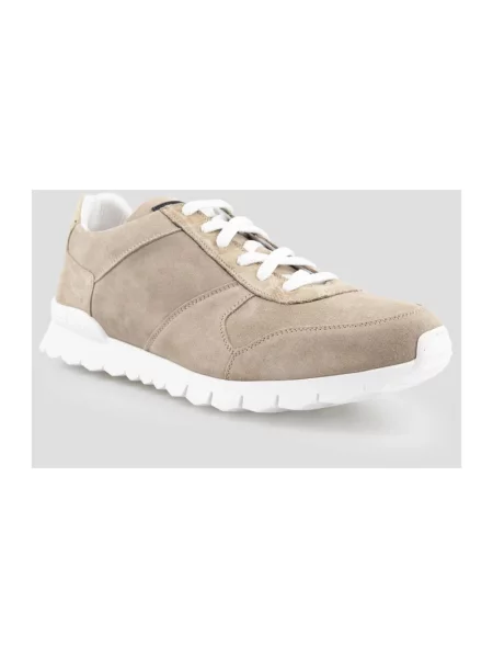 Sneakersy Kiton zamszowe beżowe