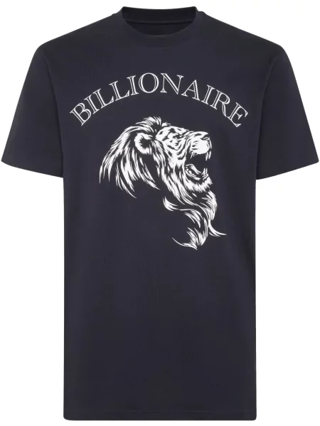 Tricou Billionaire cu imagine albastru