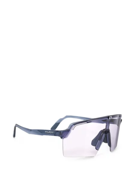 Ochelari de soare Rudy Project cu imprimeu geometric albastru