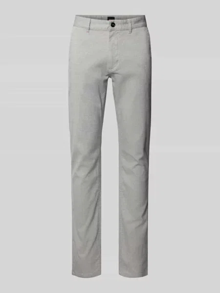 Chinos o kroju slim fit z mieszanki bawełny Boss Orange