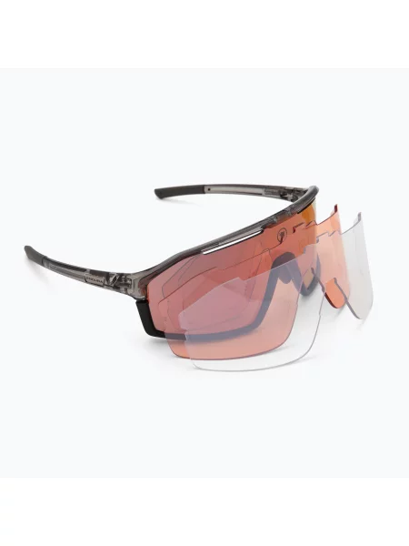 Слънчеви очила Endura Dorado II grey/brown tint /full red-black mirror черно