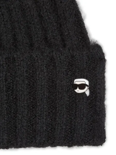 Căciulă Karl Lagerfeld tricotate negru