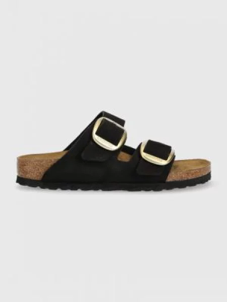 Șlapi Birkenstock Arizona Big Buckle Lenb negru
