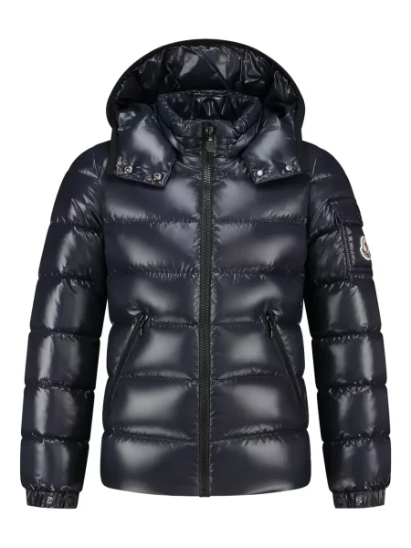 Kurtka dziecięca Moncler Enfant niebieska