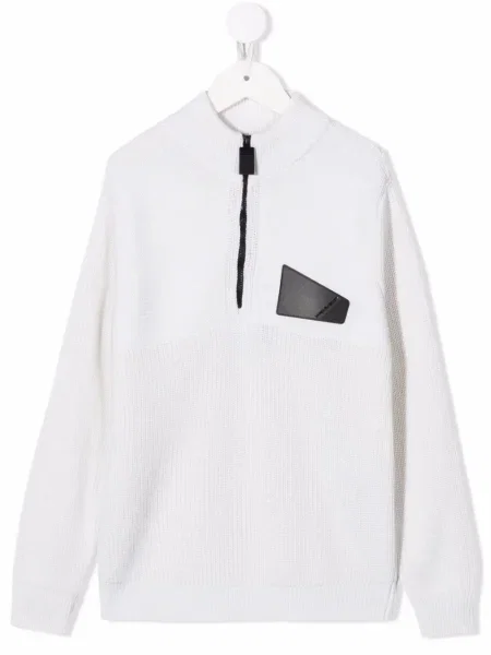 Sweter dziecięcy Emporio Armani biały