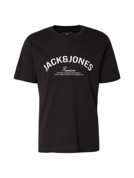 Jack & Jones Premium Tricou JPRBLATOMMY negru alb