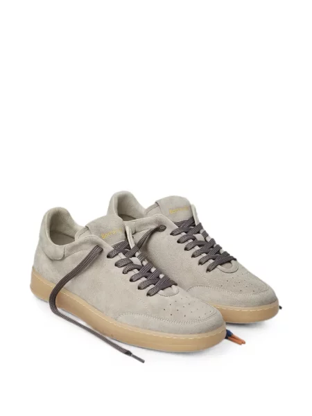 Sneakerși Barracuda cu șireturi din dantelă gri