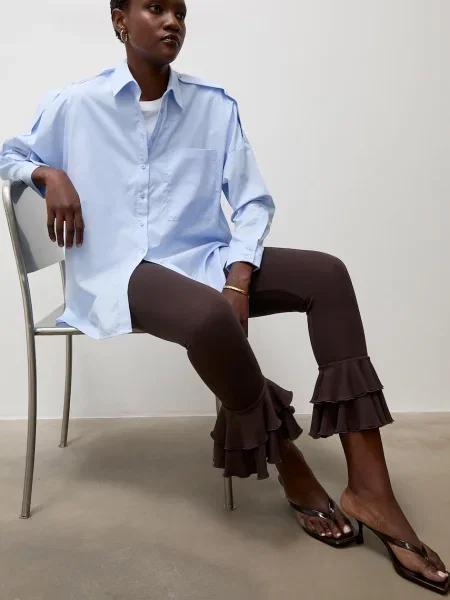 Pantaloni Answear.lab maro