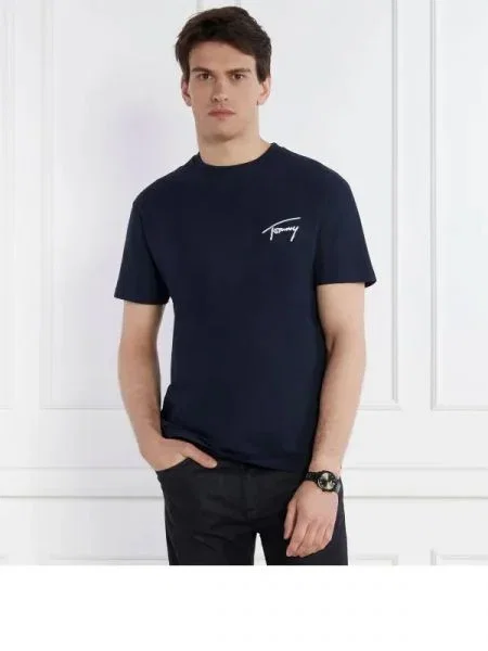 Tommy Jeans Póló SIGNATURE kék