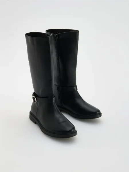 Ботфорты Reserved черные