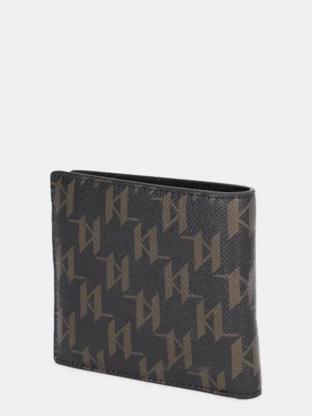 Karl Lagerfeld portfel K/MONOGRAM brązowy