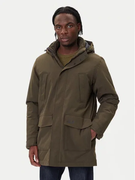 Jack Wolfskin Parka Canyon Shield zelena