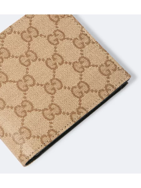 Portofel Gucci clasic din canvas bej