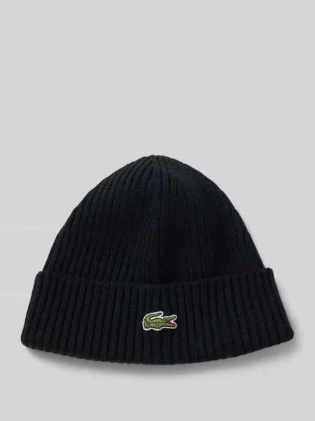 Czapka Lacoste chunky czarna