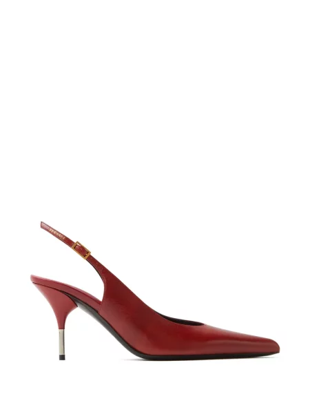 Pantofi cu toc Versace din piele roșu