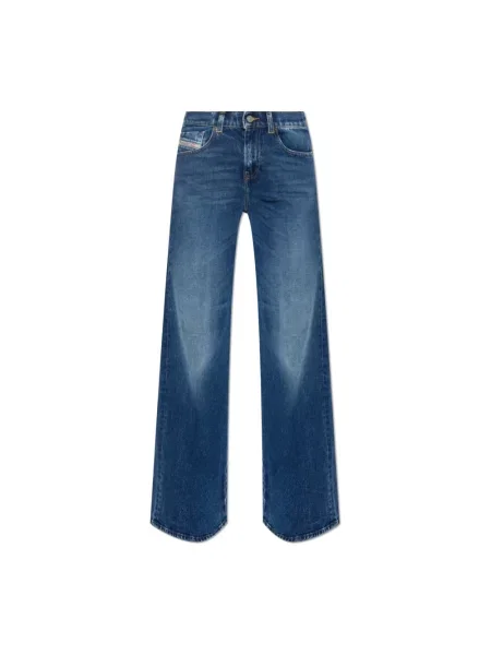 Szerokie jeansy dzwony Diesel 1978 niebieskie