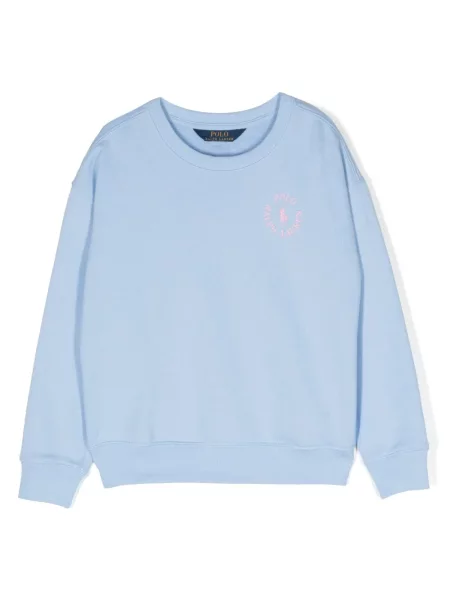 Bluza polarowa dziecięca Polo Ralph Lauren niebieska
