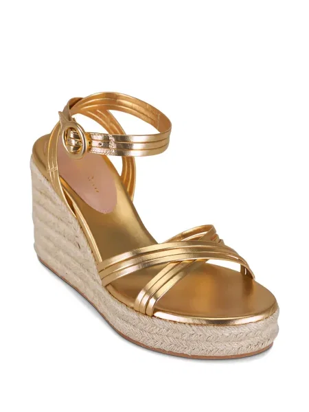 Espadrile Gianvito Rossi cu cataramă auriu