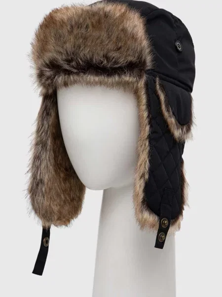 Barbour sapka vastag fekete