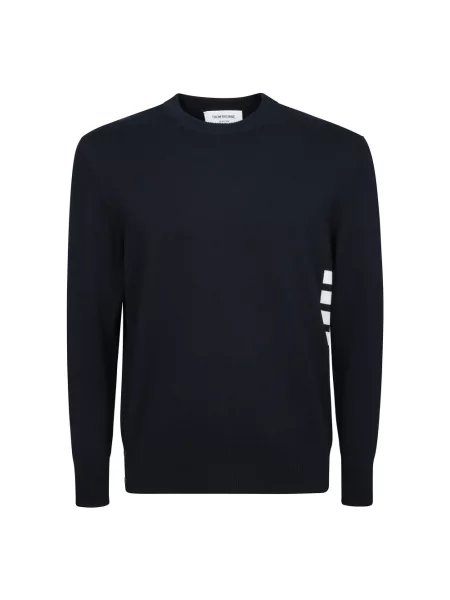 Sweter Thom Browne klasyczny niebieski