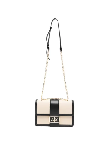 Crossbody táska Armani Exchange autogrammal