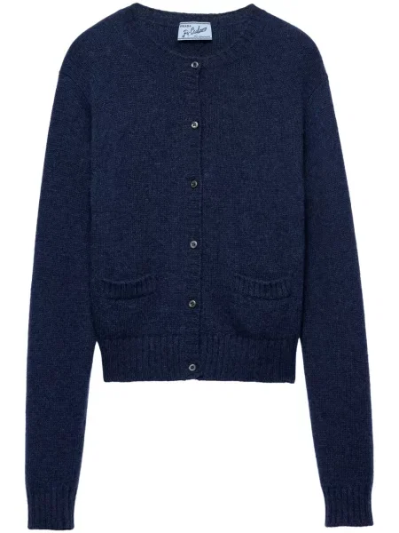 Cardigan Prada din cașmir albastru