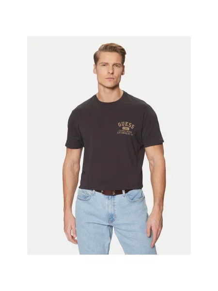 Guess Póló Regular Fit fekete