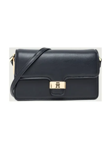 TOMMY HILFIGER Geantă de umăr Heritage' negru