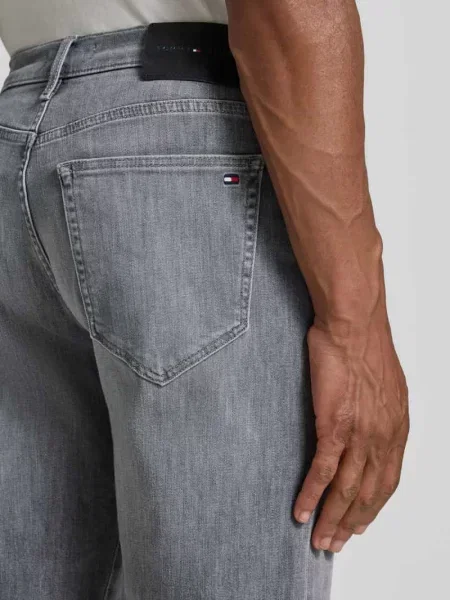 Jeansy o kroju slim fit z mieszanka bawełny model BLEECKER' Tommy Hilfiger