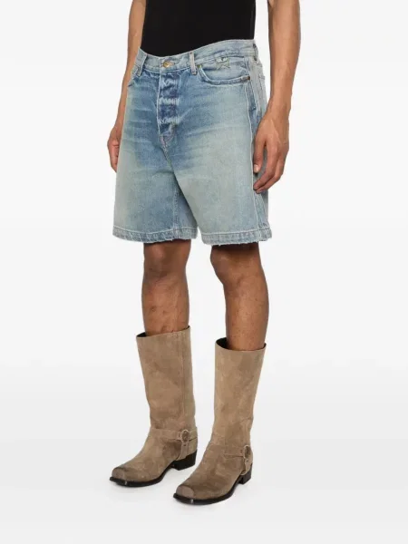 Pantaloni scurți Rhude cu autograf albastru