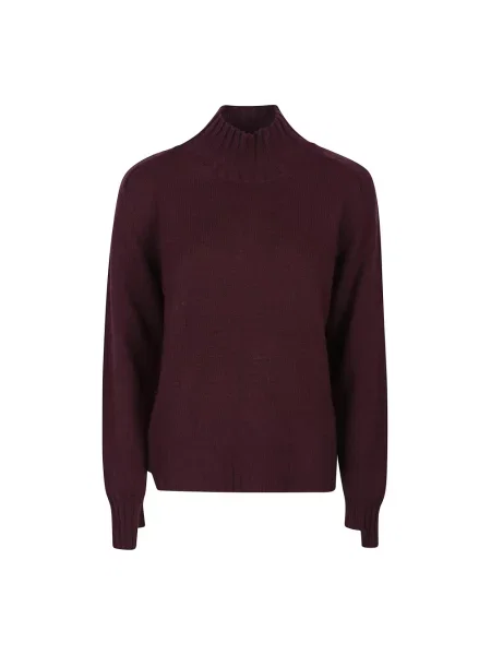 Sweter z golfem Canessa z kaszmiru brązowy
