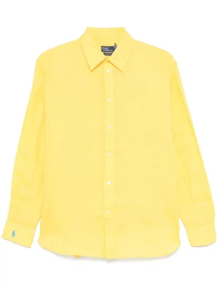 Portofel Polo Ralph Lauren din poplin cu imagine în carouri albastru
