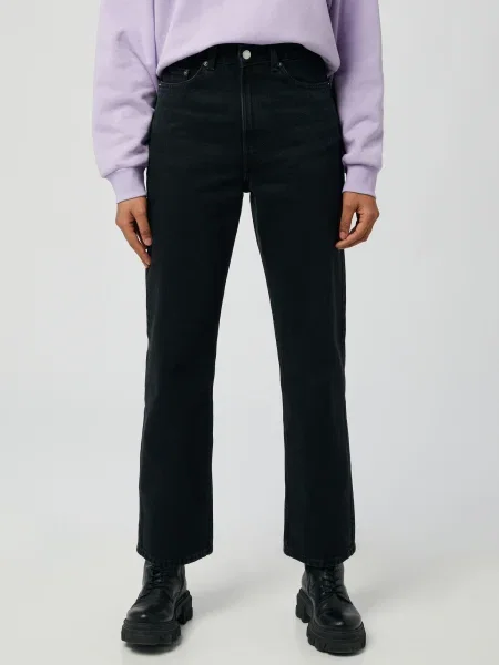 WEEKDAY Jeans denim negru
