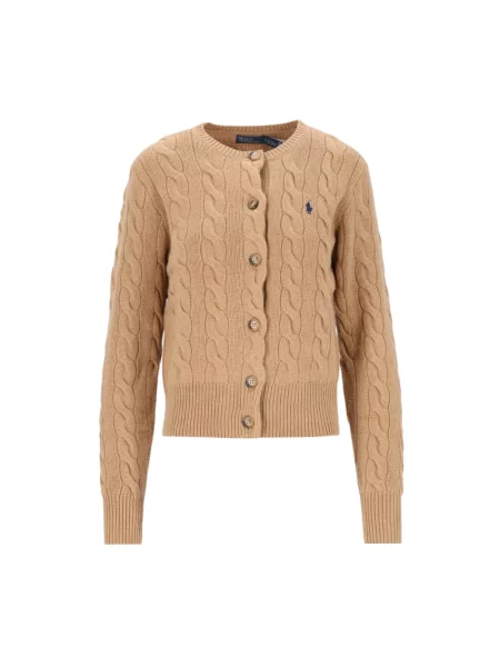 Kardigan Polo Ralph Lauren brązowy