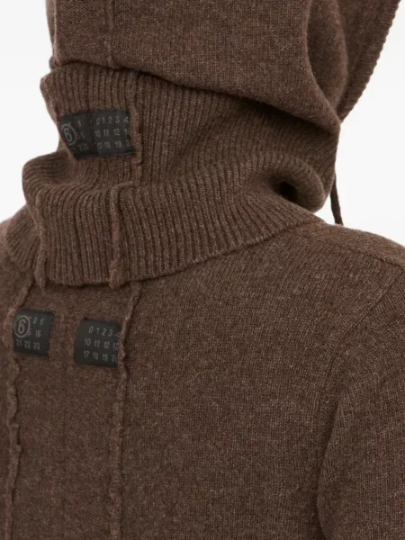 Căciulă Mm6 Maison Margiela tricotate maro