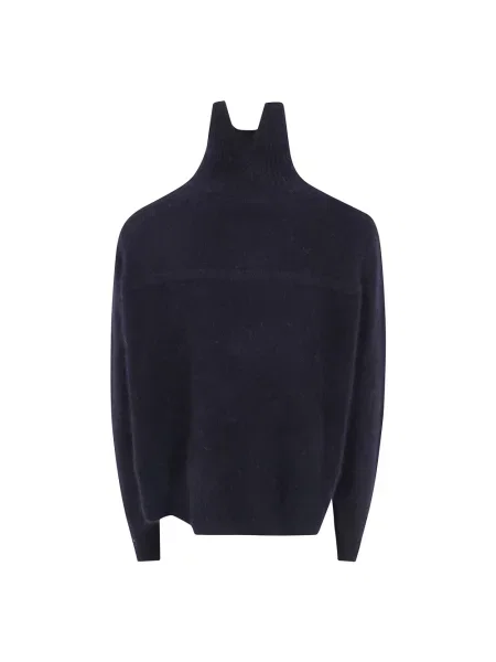 Sweter C.t.plage wełniany z długim rękawem czarny