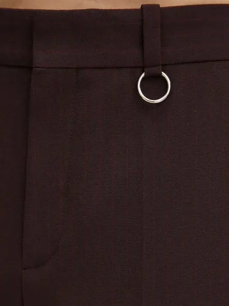 Pantaloni Aeron cu dungi maro