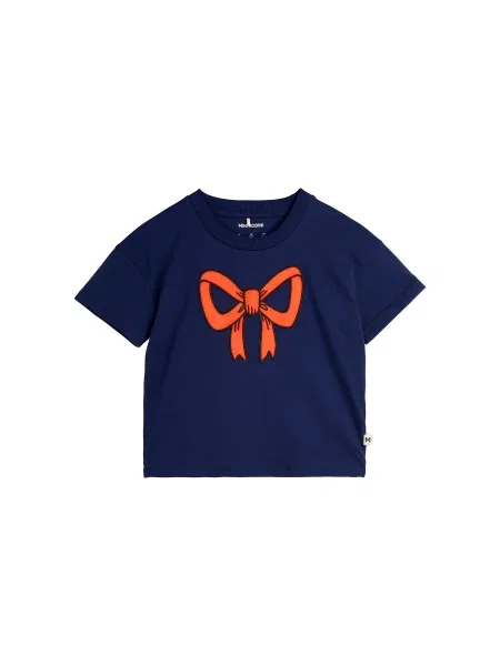 MINI RODINI Póló Bow sötétkék