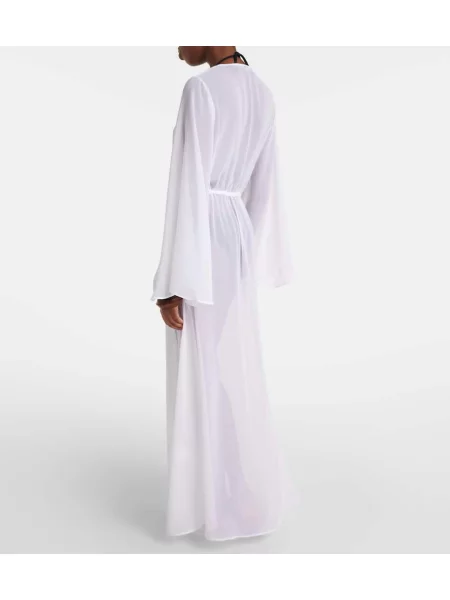 Rochie Alexandra Miro transparente alb
