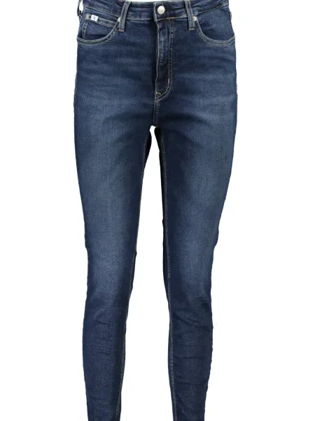 Blugi skinny Calvin Klein skinny fit albastru