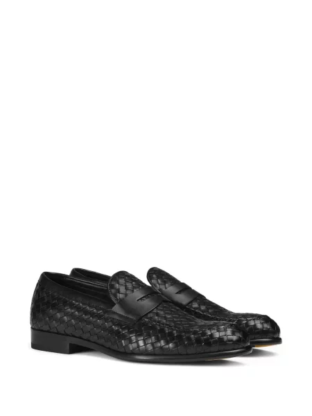 Pantofi loafer Doucal's din piele negru