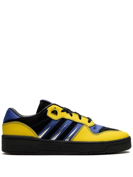 Ленени чехли Adidas бяло