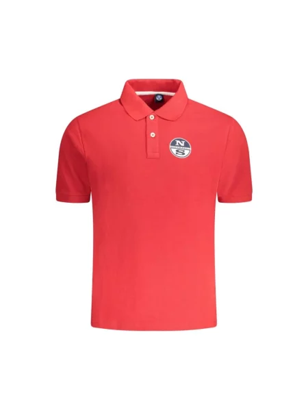 Koszulka polo North Sails klasyczna czerwona