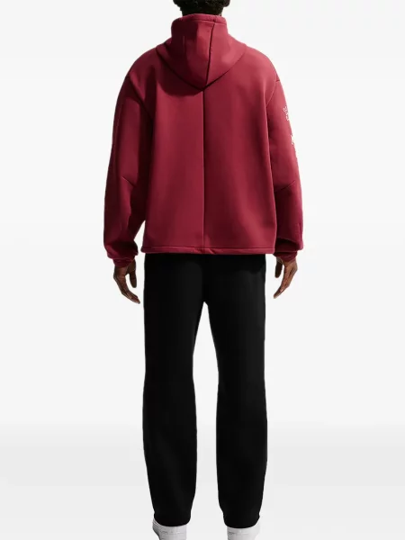 Kapucnis melegítő felső Nike piros