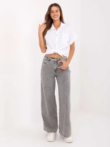 Pantaloni Sublevel alb