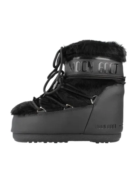 Blană artificială pantofi Moon Boot negru