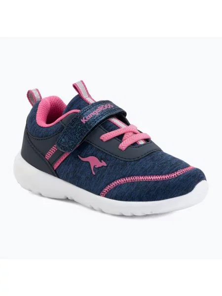 Детски обувки KangaROOS KY-Chummy EV dk navy/fandango pink синьо